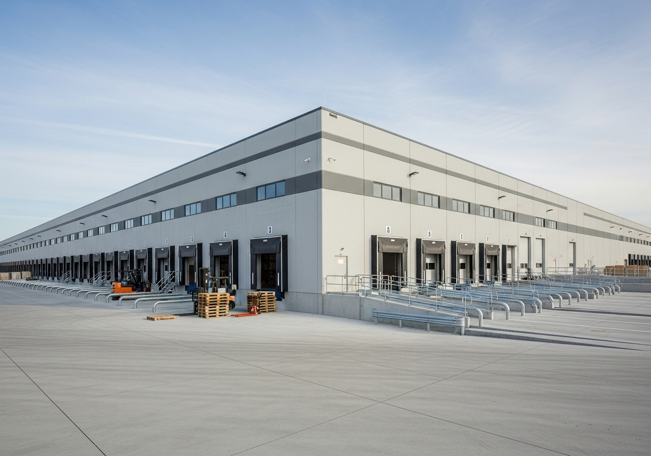 Rolling door installation for distribution center Lincoln NE